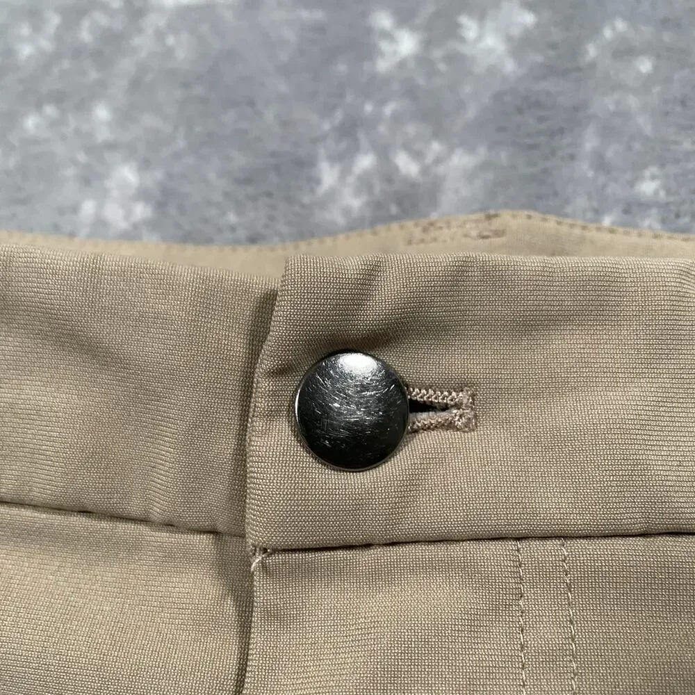 Lululemon Shorts Mens 38 Tan Chino Stretch Casual Basic Everyday Commuter - Picture 6 of 12